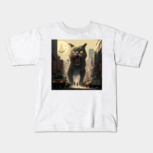 The count Catzilla Kids T-Shirt